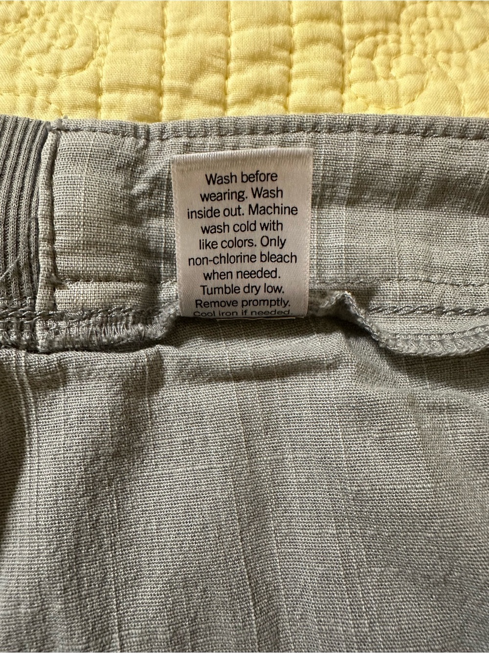 Women’s Sonoma Light Gray Cargo Cropped Pants - Picture 6 of 8